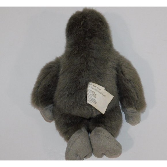 VTG 1994 Sears Zeke O'Conner 9" Plush Gray Baby Yeti Bigfoot Stuffed Blue eyes - Picture 4 of 5